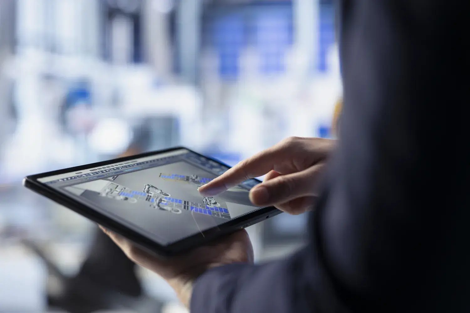 photovoltaics-factory-expert-using-tablet-test-solar-panel-designs