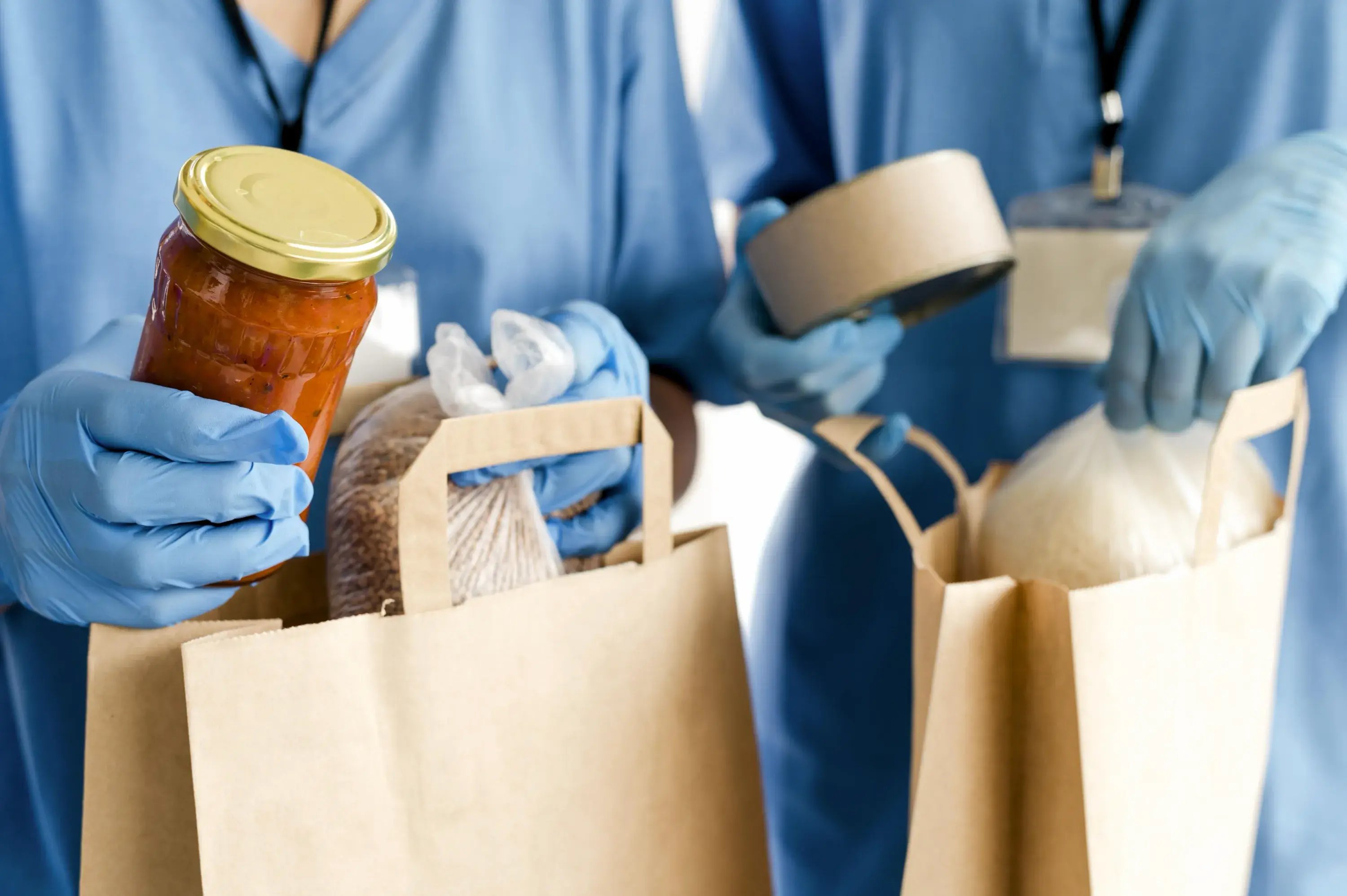 bags-with-provisions-being-prepared-food-day