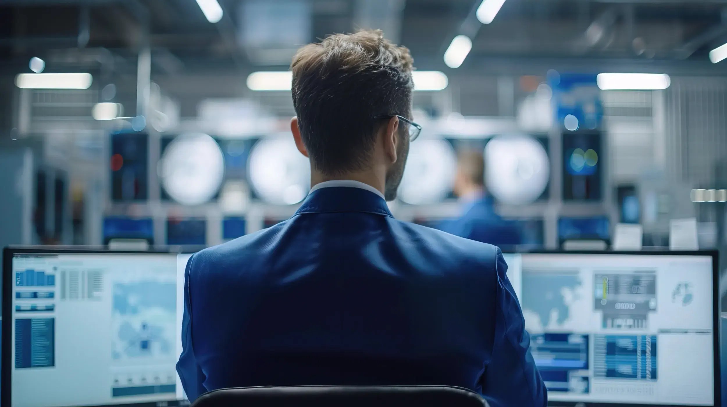 young-businessman-monitors-information-near-monitors